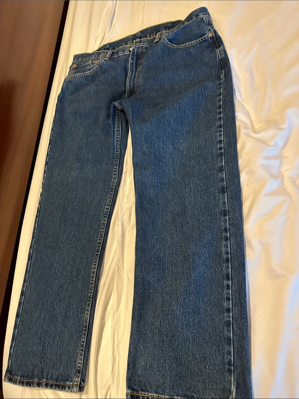 Classic Straight Fit Men’s Jeans in Dark Blue
